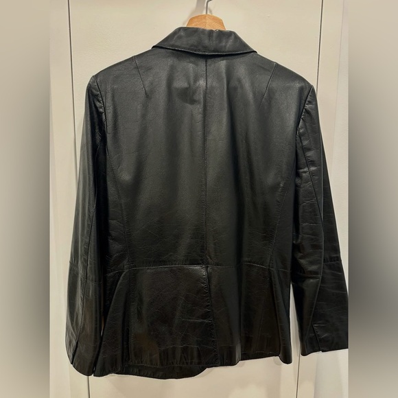 Vintage Kenneth Cole Leather Blazer - Picture 15 of 17